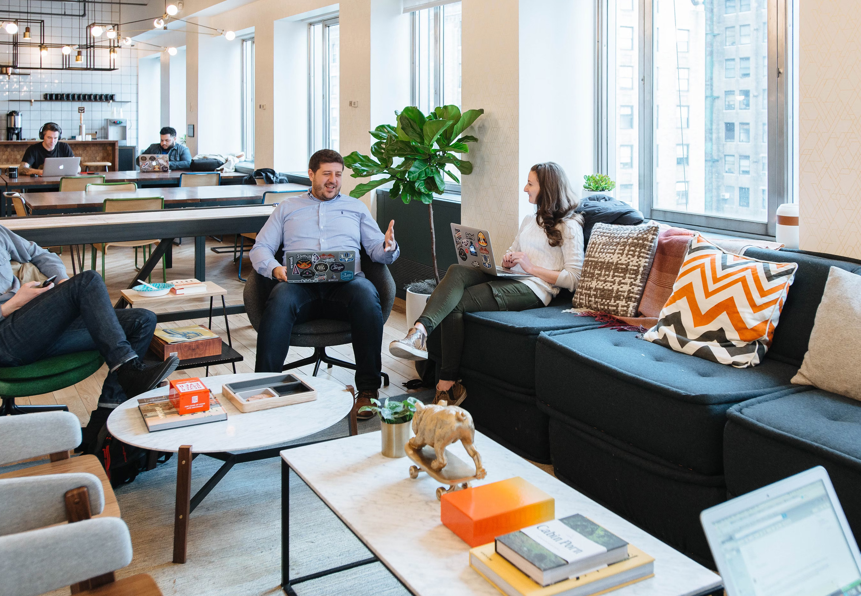 Guerrilla customer research on the common floor of the Brooklyn Heights WeWork