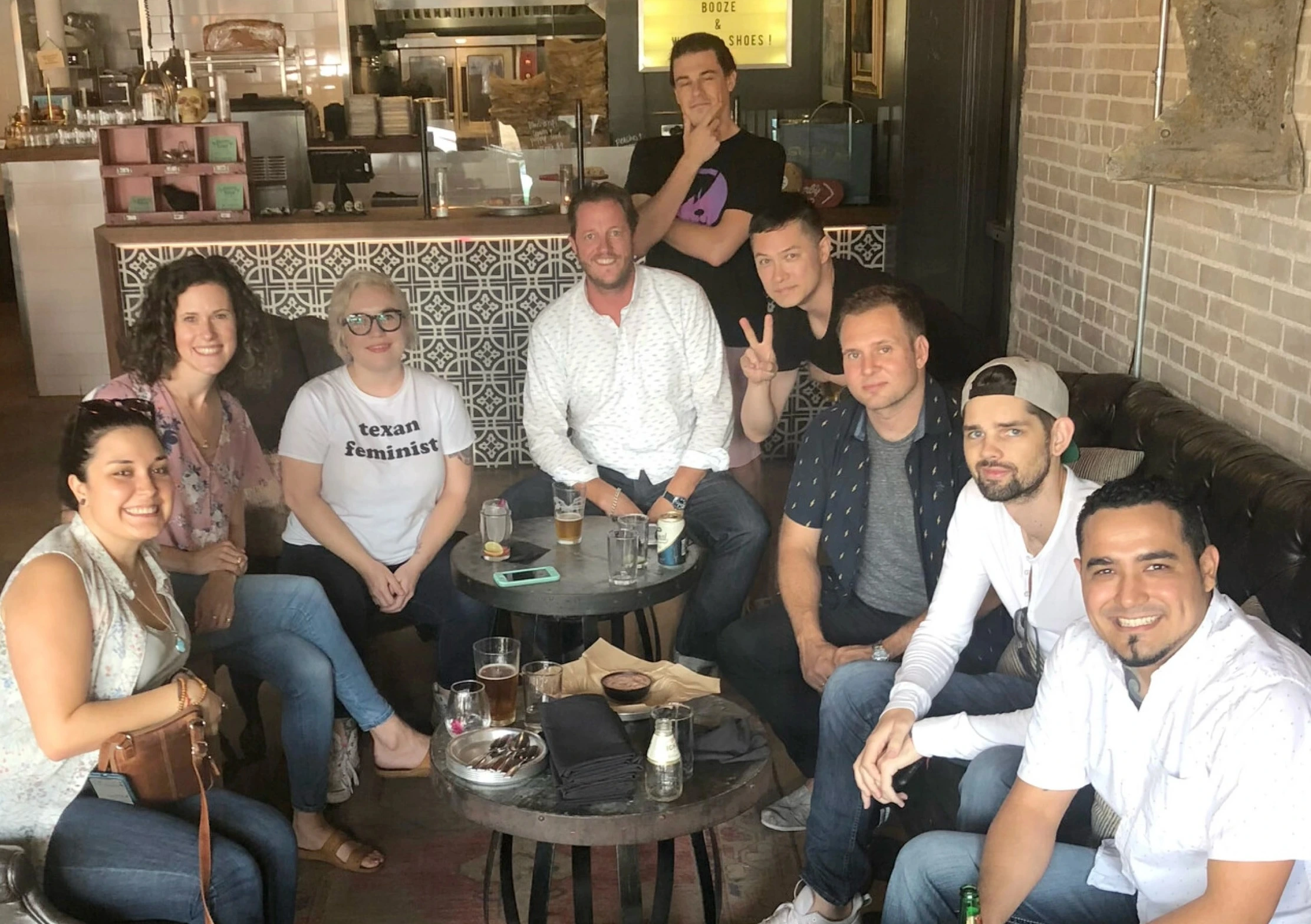 The Shep team in 2018 after work