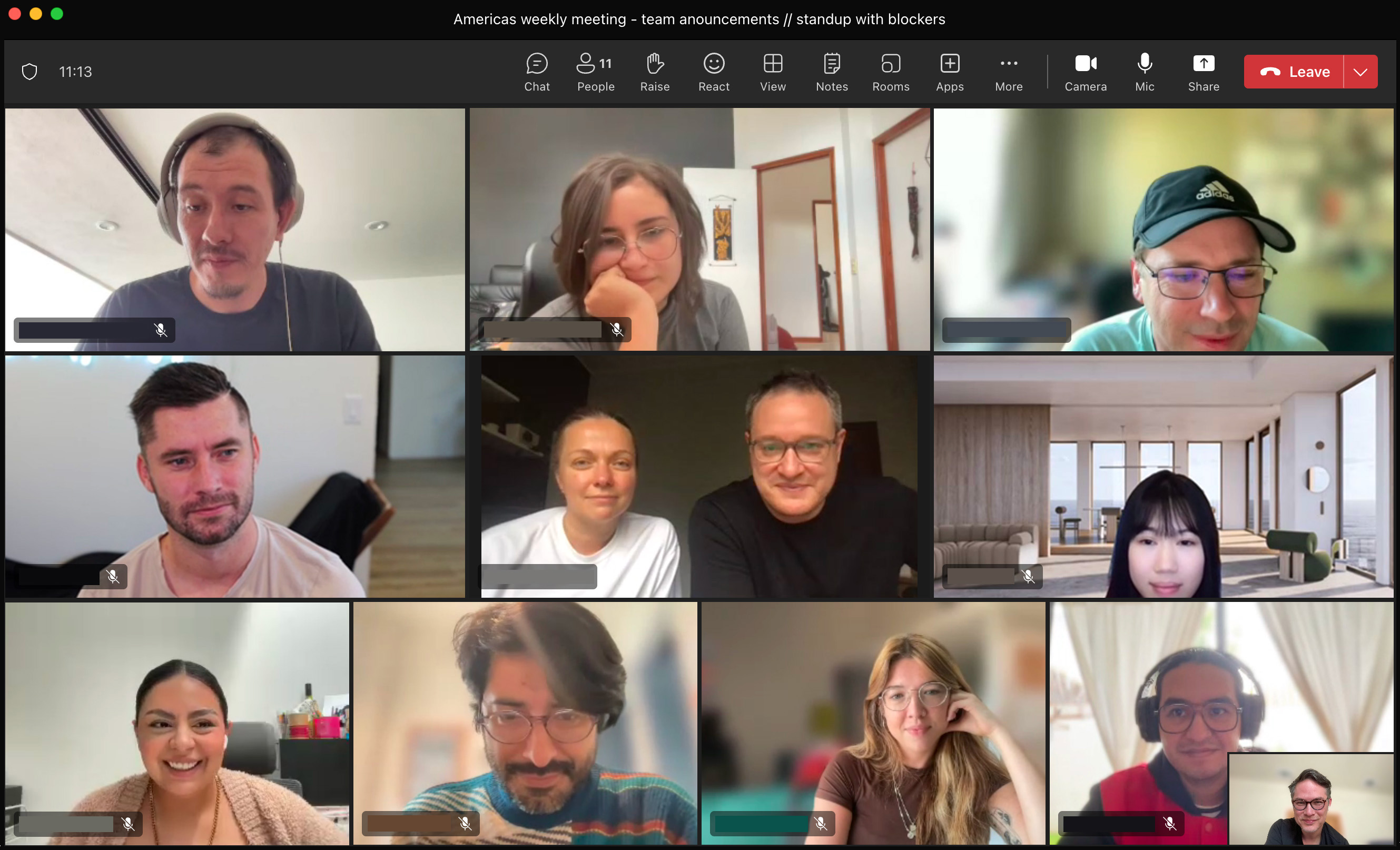 Members of the SoftServe Americas design org on a standup call